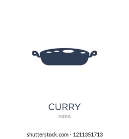 Curry icon. Trendy flat vector Curry icon on white background from india collection, vector illustration can be use for web and mobile, eps10