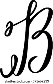 Cursive B