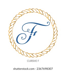 Curry of Calligraphy Rope Signature Handwriting Logo Design Vektor