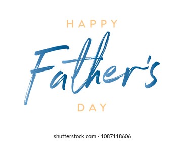 Cursive Father's Day Banner, Happy Father's Day Appreciation Vector Text, Father's Day Background, Banner Background for Posters, Flyers, Marketing, Greeting Cards