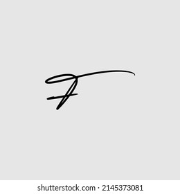 Cursive Letters Initial Signature Logo Handwriting Calligraphy