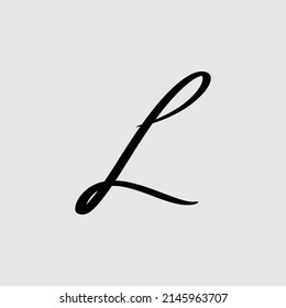 Kalligrafie mit Anfangsbuchstaben für das Logo