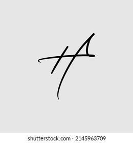 Cursive Letters Initial Signature Logo Handwriting Calligraphy
