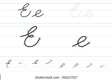 Cursive E High Res Stock Images Shutterstock