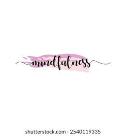 cursive luxury letter mindfulness logo mental health spiritual design template