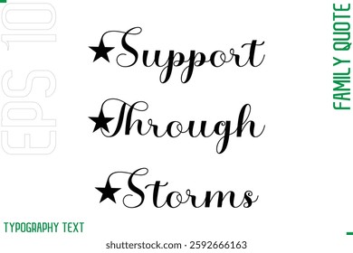 Cursive Modern Typography Text Family Caption For Banners