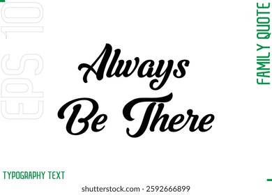 Cursive Modern Typography Text Family Caption For Banners