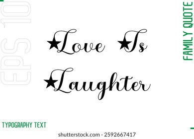 Cursive Modern Typography Text Family Caption For Banners