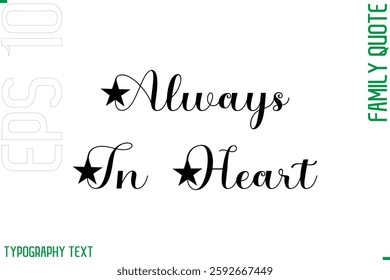 Cursive Modern Typography Text Family Caption For Banners