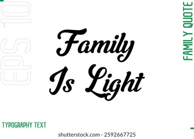 Cursive Modern Typography Text Family Caption For Banners