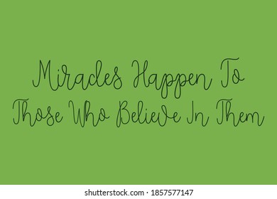 Cursive Typography Black Color Text On Light Green Background