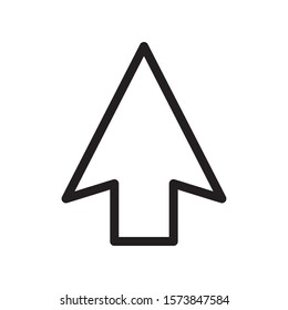 Cursor arrow design, Web pointer mouse click technology and direction theme Vector illustration