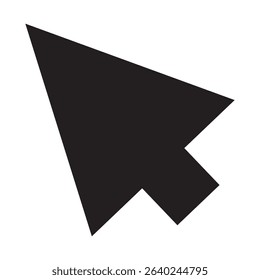 cursor arrow icon, computer mouse cursor arrow vector icon, flat design best vector cursor arrow illustration 