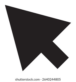 cursor arrow icon, computer mouse cursor arrow vector icon, flat design best vector cursor arrow illustration 