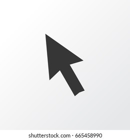 Cursor Arrow Icon Symbol. Premium Quality Isolated Mouse Element In Trendy Style.