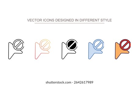 Cursor Block icon design with white background stock illustration