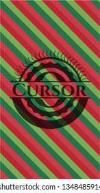 Cursor christmas badge.