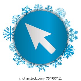 cursor christmas icon