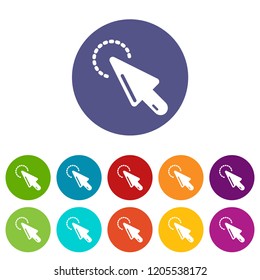 Cursor clean icon. Simple illustration of cursor clean vector icon for web