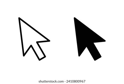 Cursor click icon, cursur click sign vector for web site Computer and mobile app