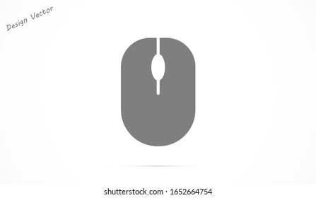 Cursor haga clic en icono plantilla de diseño gráfico vector aislado.Vaya a icono web en estilo plano moderno aislado en fondo gris. Pictograma del sitio web. Símbolo de Internet para el diseño de su sitio Web 