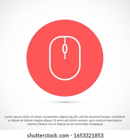 Cursor haga clic en icono plantilla de diseño gráfico vector aislado.Vaya a icono web en estilo plano moderno aislado en segundo plano. Pictograma del sitio web. Símbolo de Internet para el diseño de su sitio Web
