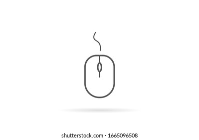 Cursor haga clic en icono plantilla de diseño gráfico vector aislado.Vaya a icono web en estilo plano moderno aislado en fondo gris. Pictograma del sitio web. Símbolo de Internet para el diseño de su sitio Web
