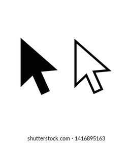 Cursor click icon symbol vector