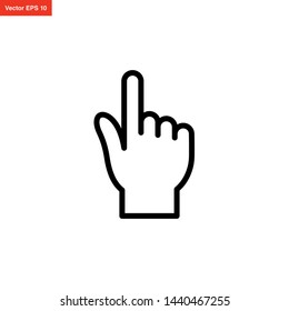 cursor, click icon vector design