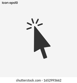 Cursor click icon vector eps 10