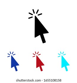 Cursor click icon vector eps 10