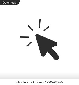 Cursor Click icon vector eps 10