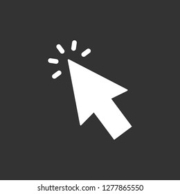 Cursor click icons symbols vectors