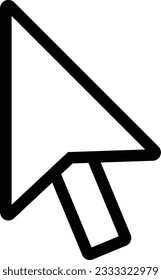 cursor click pointer mouse arrow Outline