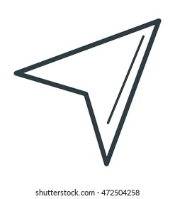 Cursor Colored Vector Icon 