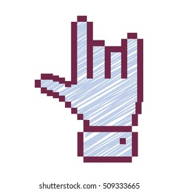 Cursor concept in form of hand shape