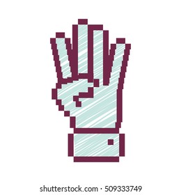 Cursor concept in form of hand shape