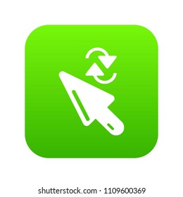 Cursor element icon. Simple illustration of cursor element vector icon for web