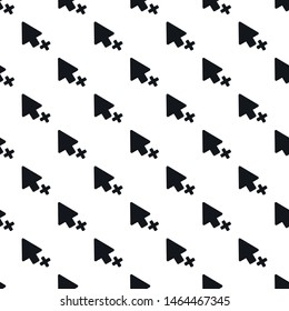 Cursor failure pattern seamless vector repeat geometric for any web design
