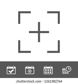Cursor, focus, location, target icon Icon search engine