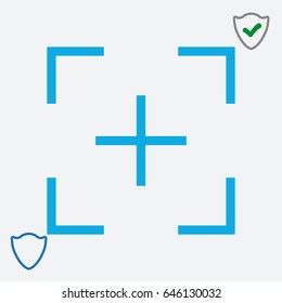 Cursor, focus, location, target icon Icon search engine