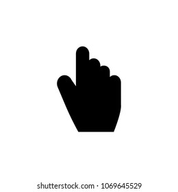 Cursor Hand Icon . Hand Pointer Icon . Vector Illustration