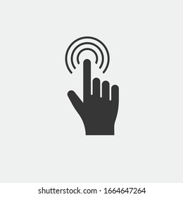 cursor hand vector icon desktop pointer