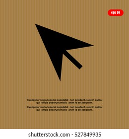 Cursor icon,