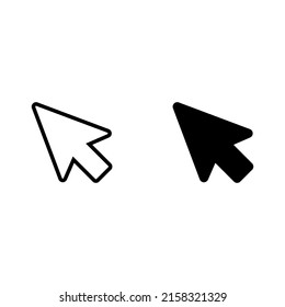 Cursor icon for apps and web sites
