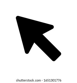 Cursor icon. Arrow icon. Mouse pointer. Move cursor illustration. Click symbol for website and mobile UI designs.