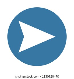 cursor icon in Badge style  on white background