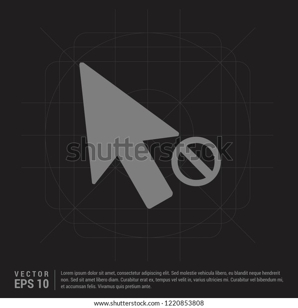 Cursor Icon Black Creative Background Free Stock Vector (Royalty Free ...
