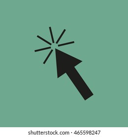 Cursor icon. click here