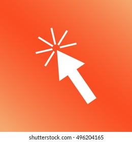 Cursor icon. click here
